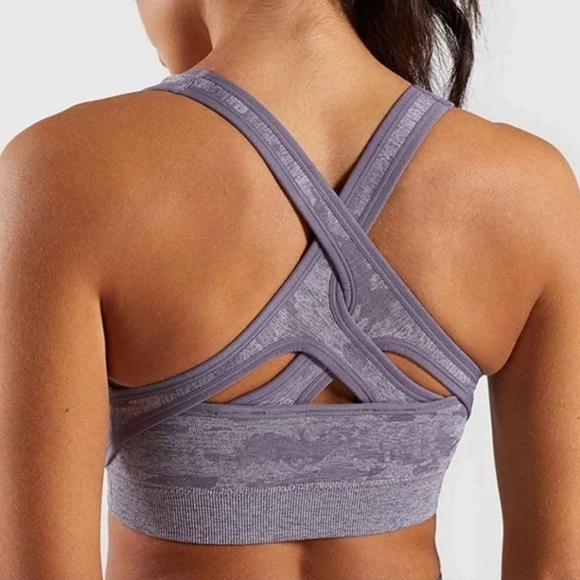 EUC Gymshark Women's Sports Purple bra size small - Picture 6 of 7